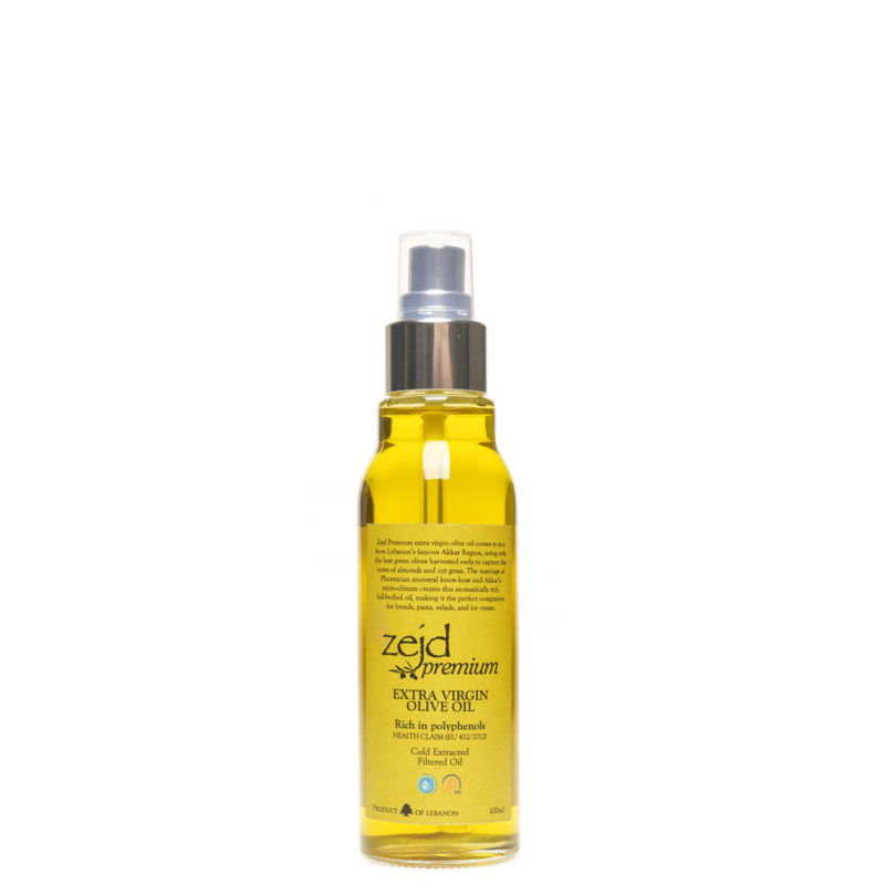 premium extra virgin olive oil in spray bottle