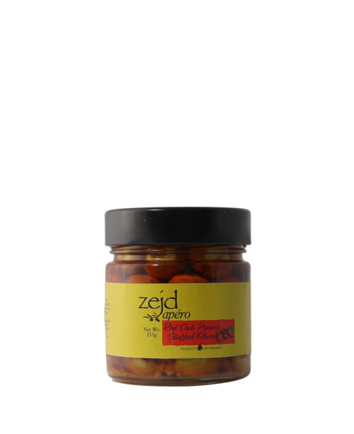 Red Chilli Pepper Stuffed Olives