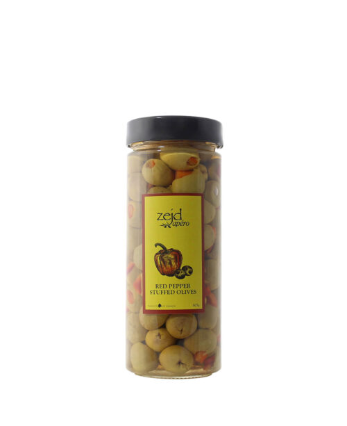 Red Pepper Stuffed Olives