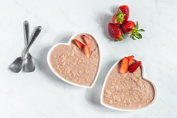 Strawberry Olive Oil Oatmeal