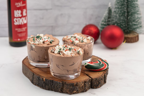 Chocolate Olive Oil Peppermint Mousse