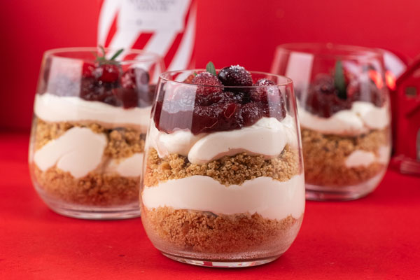 No-Bake Mini Cheesecake with Zejd Extra Virgin Olive Oil